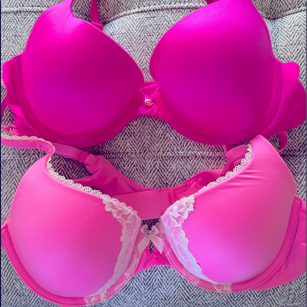 Victoria Secret bras EUC pretty and rarely worn